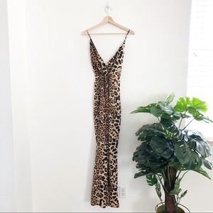 Urban Outfitters Sexy Leopard Jumpsuit sz Medium